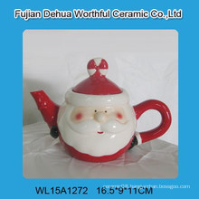 Elegant santa claus shape ceramic tea pot